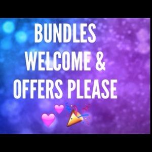 Make an offer! I’m very negotiable on all items!